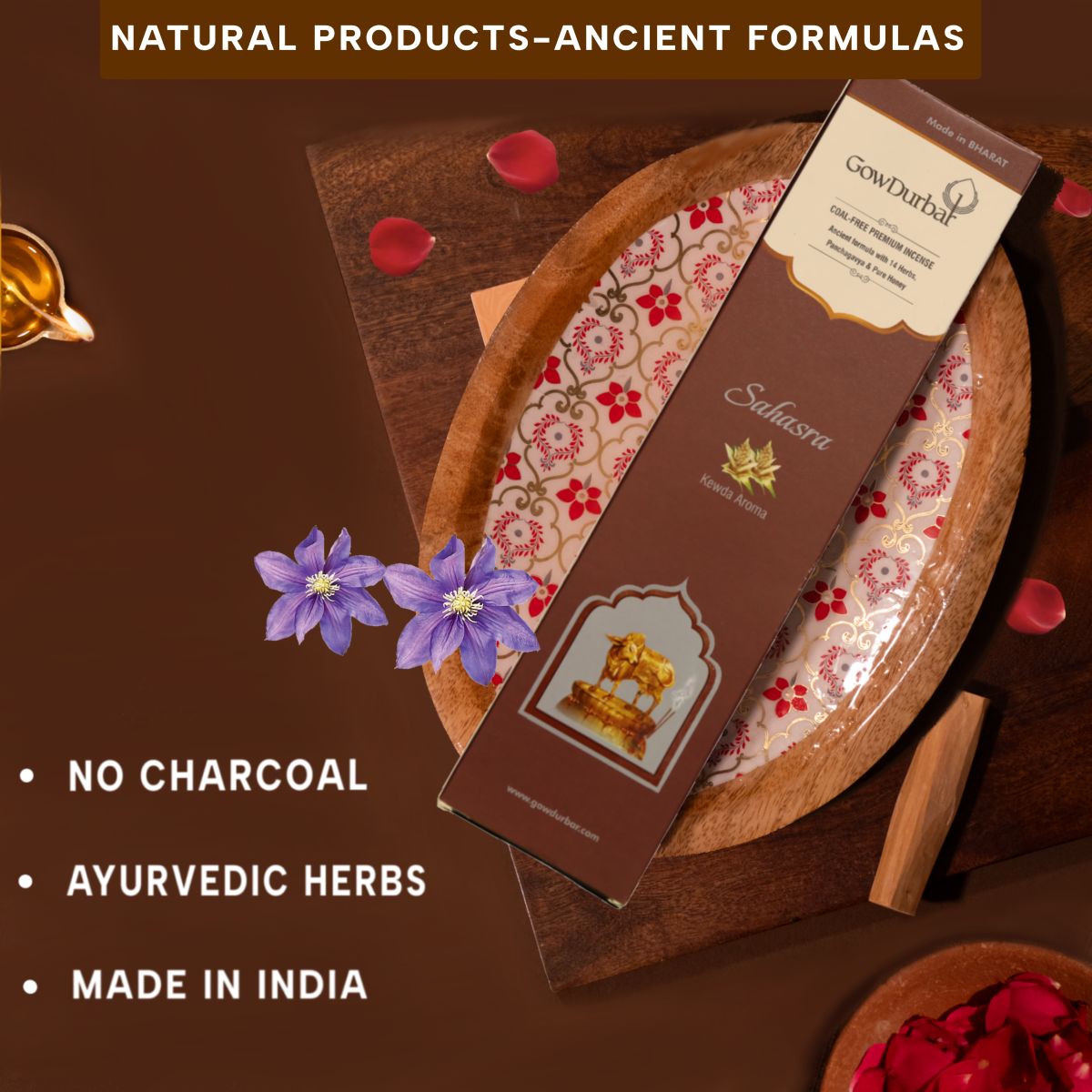 Sahasra - Kewda Aroma Incense - Image 2