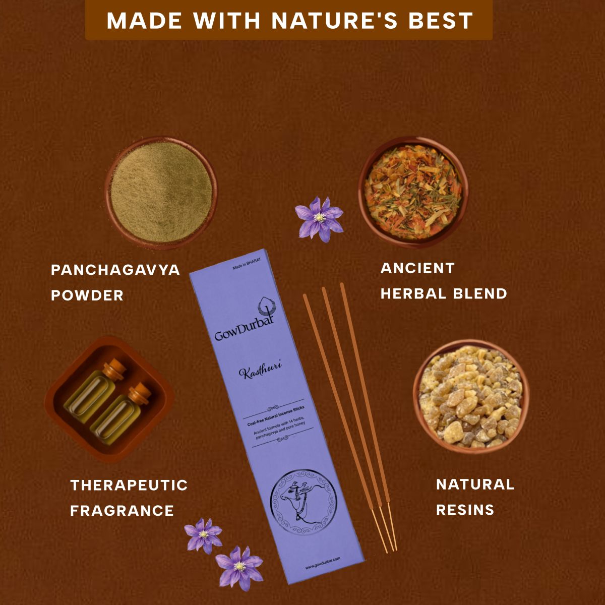 Kasthuri - Soothing kasthuri Incense - Image 4