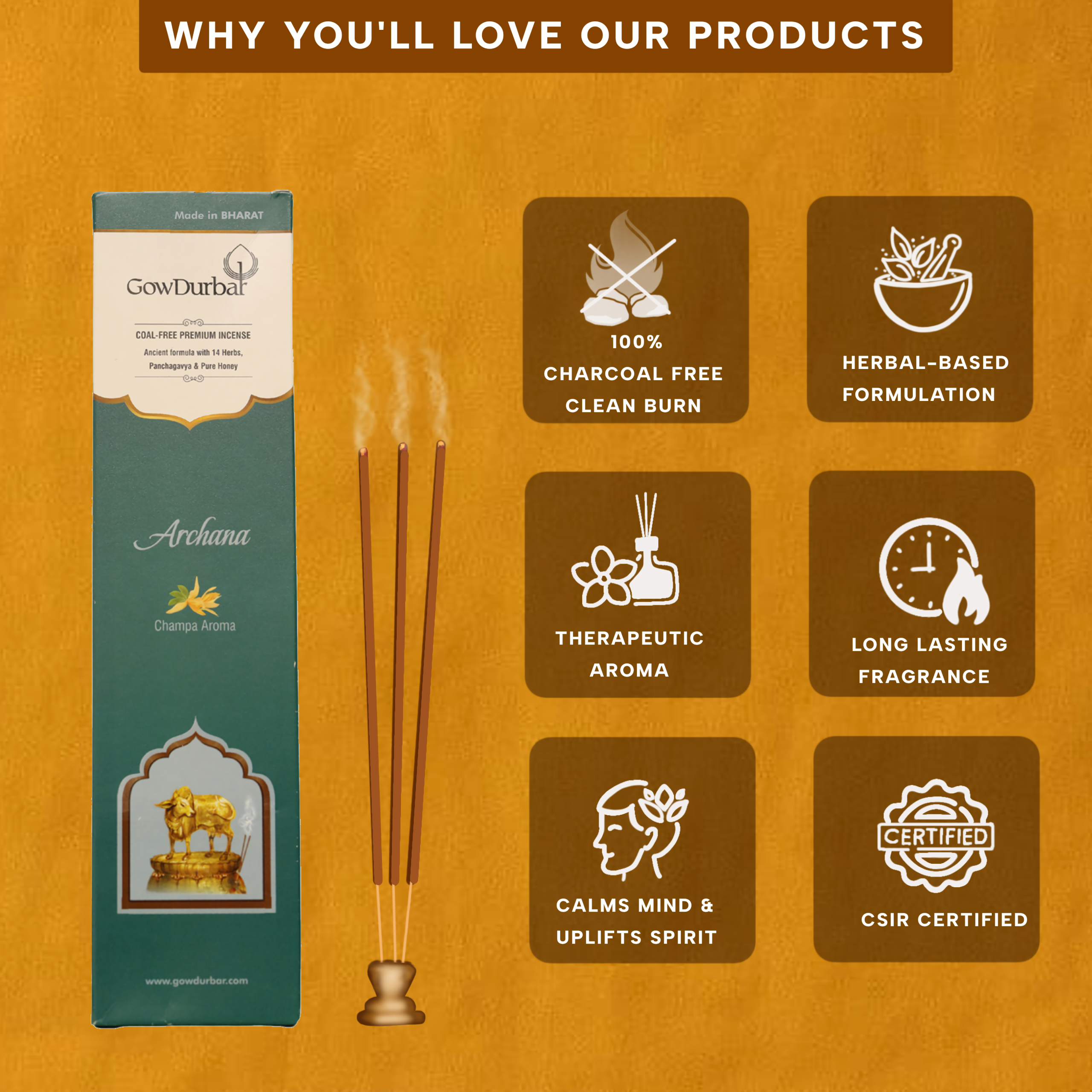 Archana - Champa Aroma Incense - Image 3