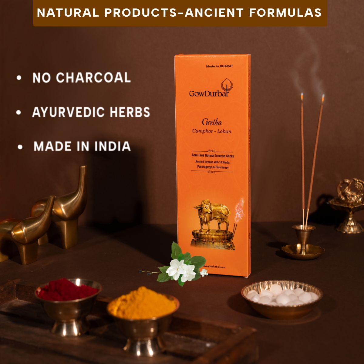 Geetha - Calming Camphor-Loban Incense - Image 2
