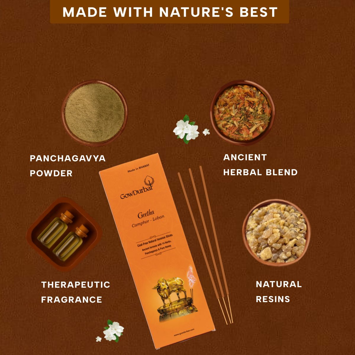 Geetha - Calming Camphor-Loban Incense - Image 4