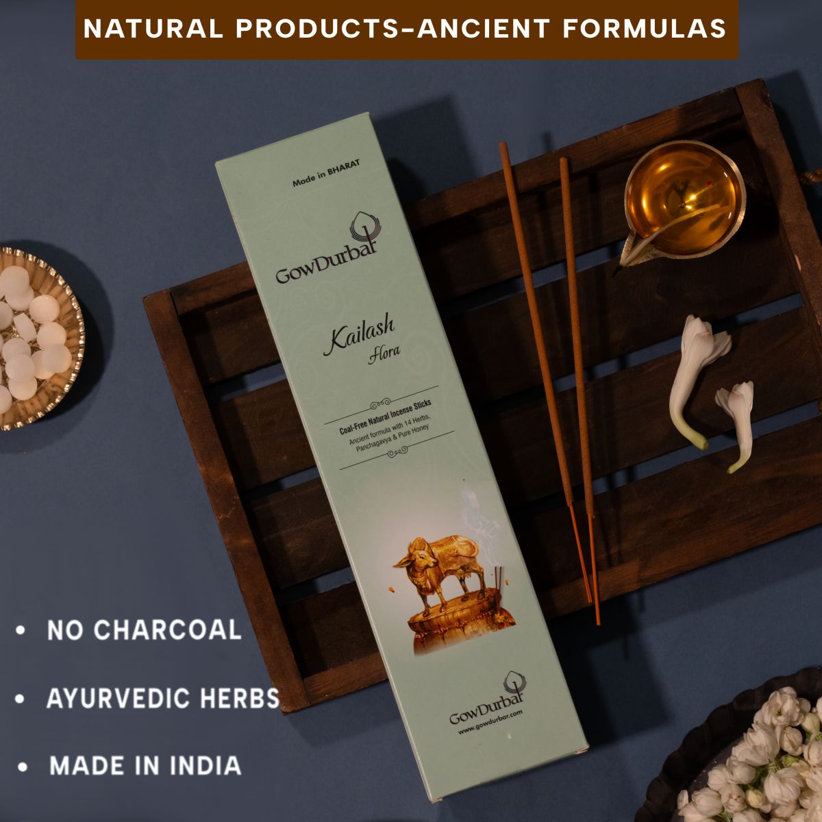 Kailash-Soothing Flora Incense Sticks - Image 2