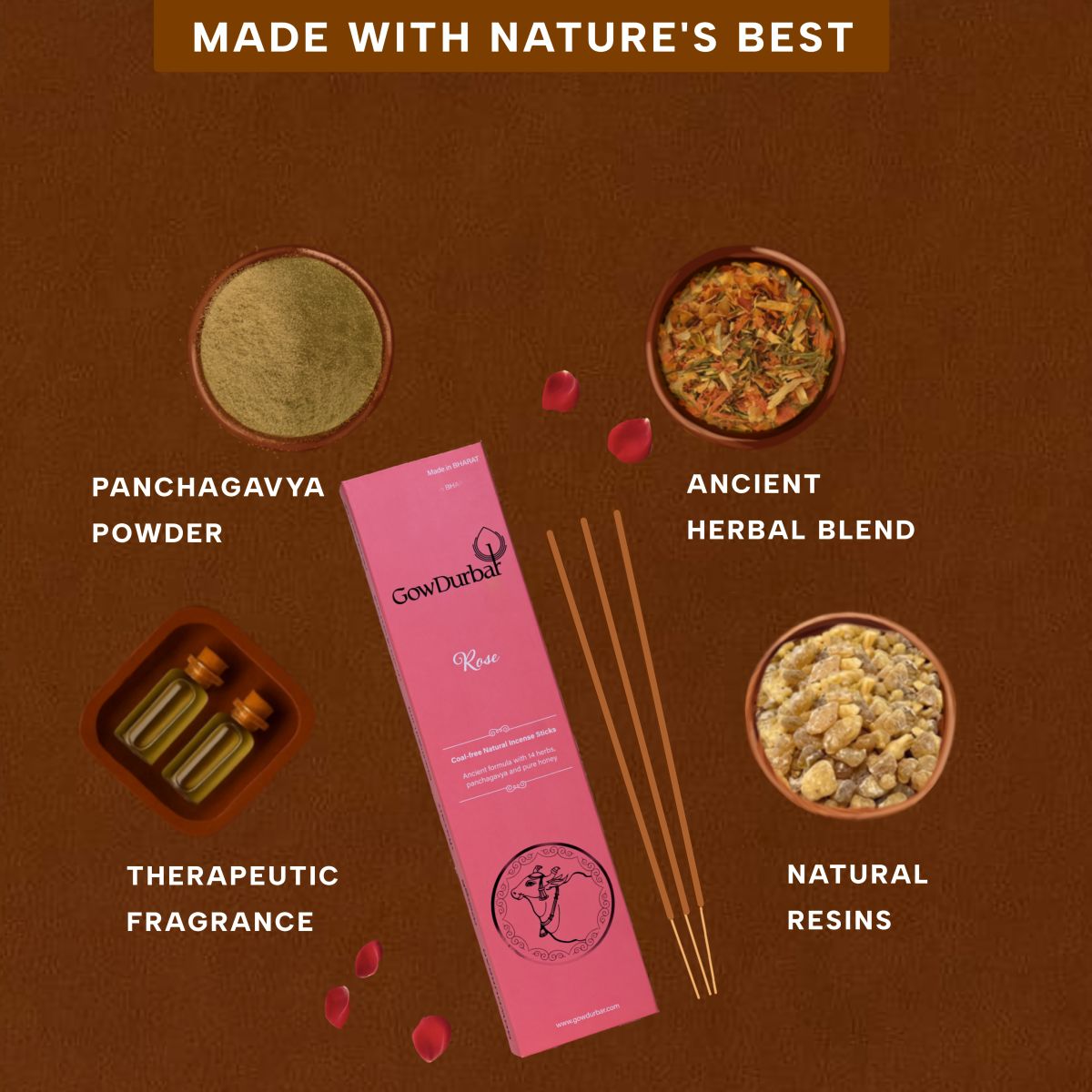 Rose – Soothing Rose Incense - Image 3