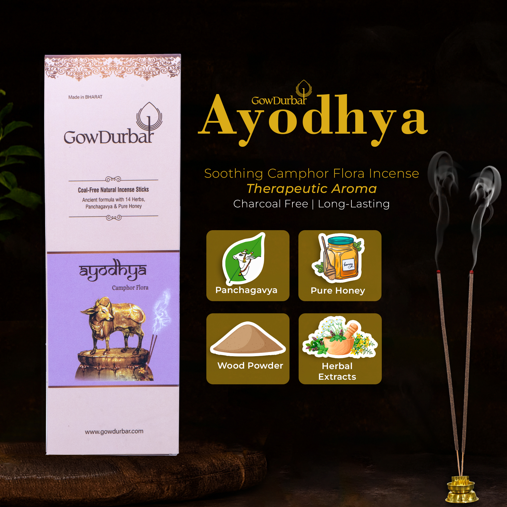 Ayodhya – Camphor Flora Incense - Image 7
