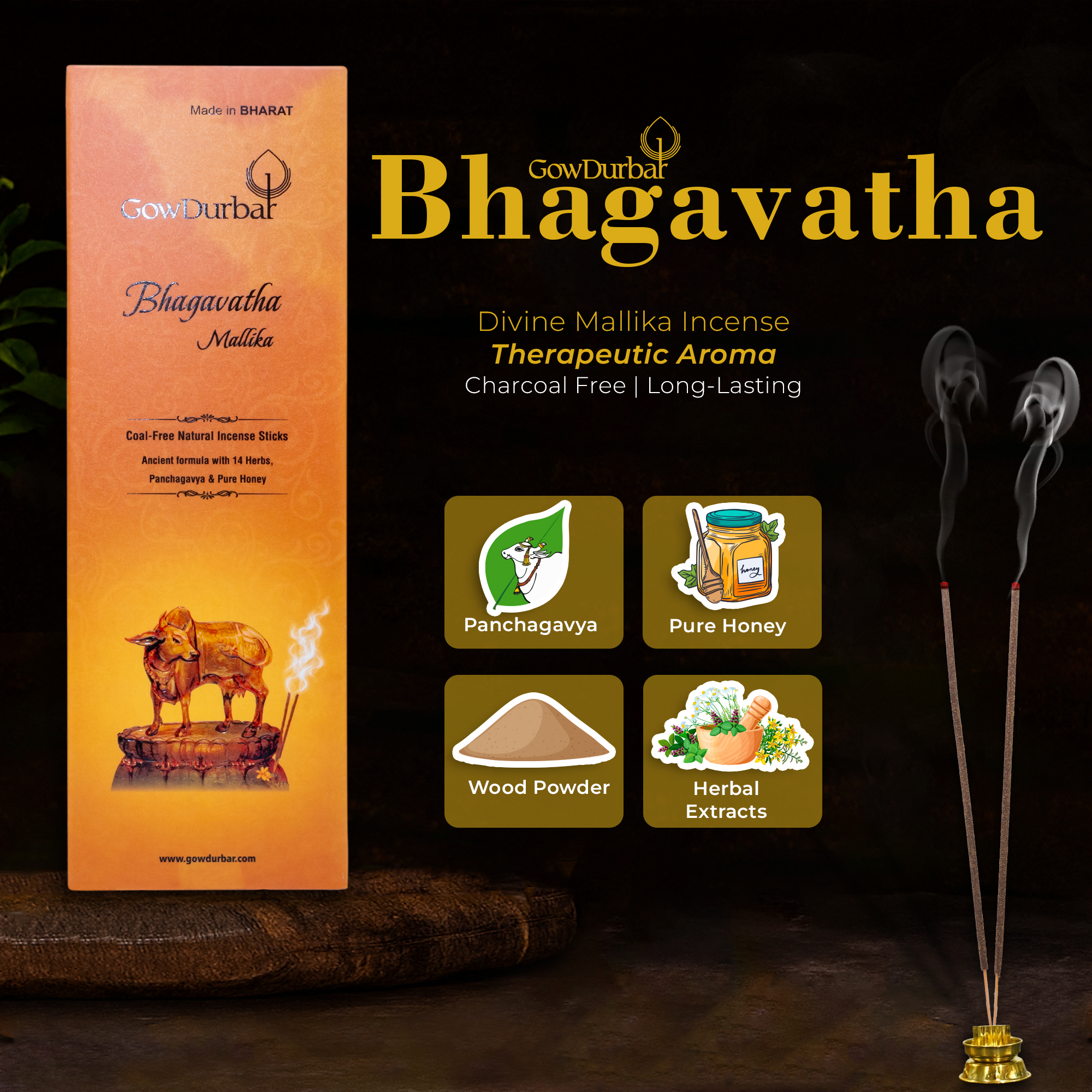 Bhagavatha-Divine Mallika Incense - Image 7