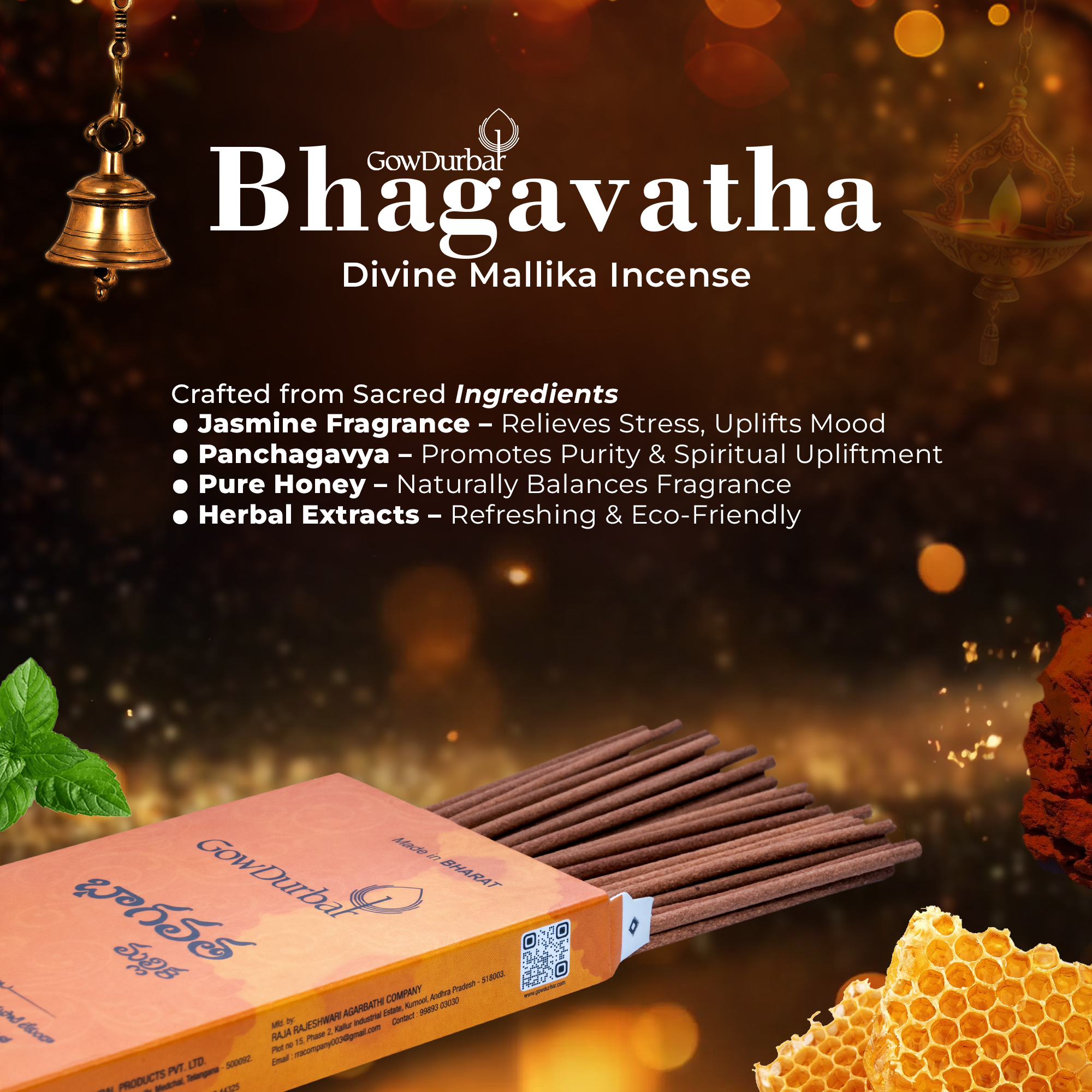Bhagavatha-Divine Mallika Incense - Image 6