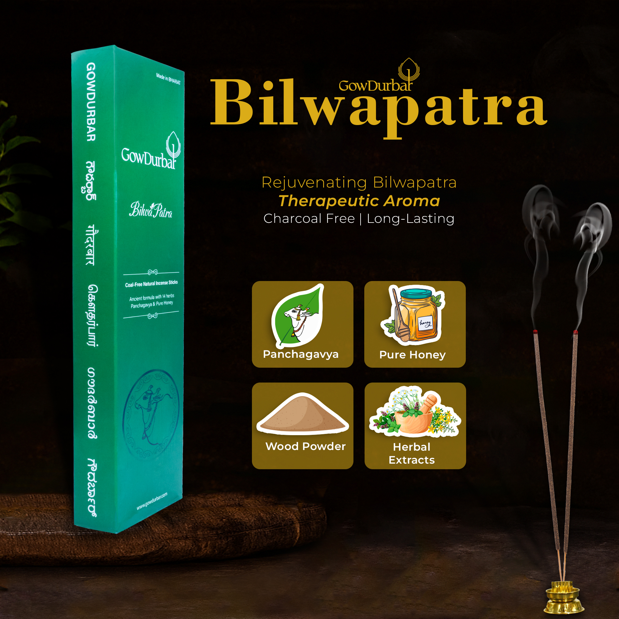 Bilwapatra – Rejuvenating Bilwapatra Incense - Image 7