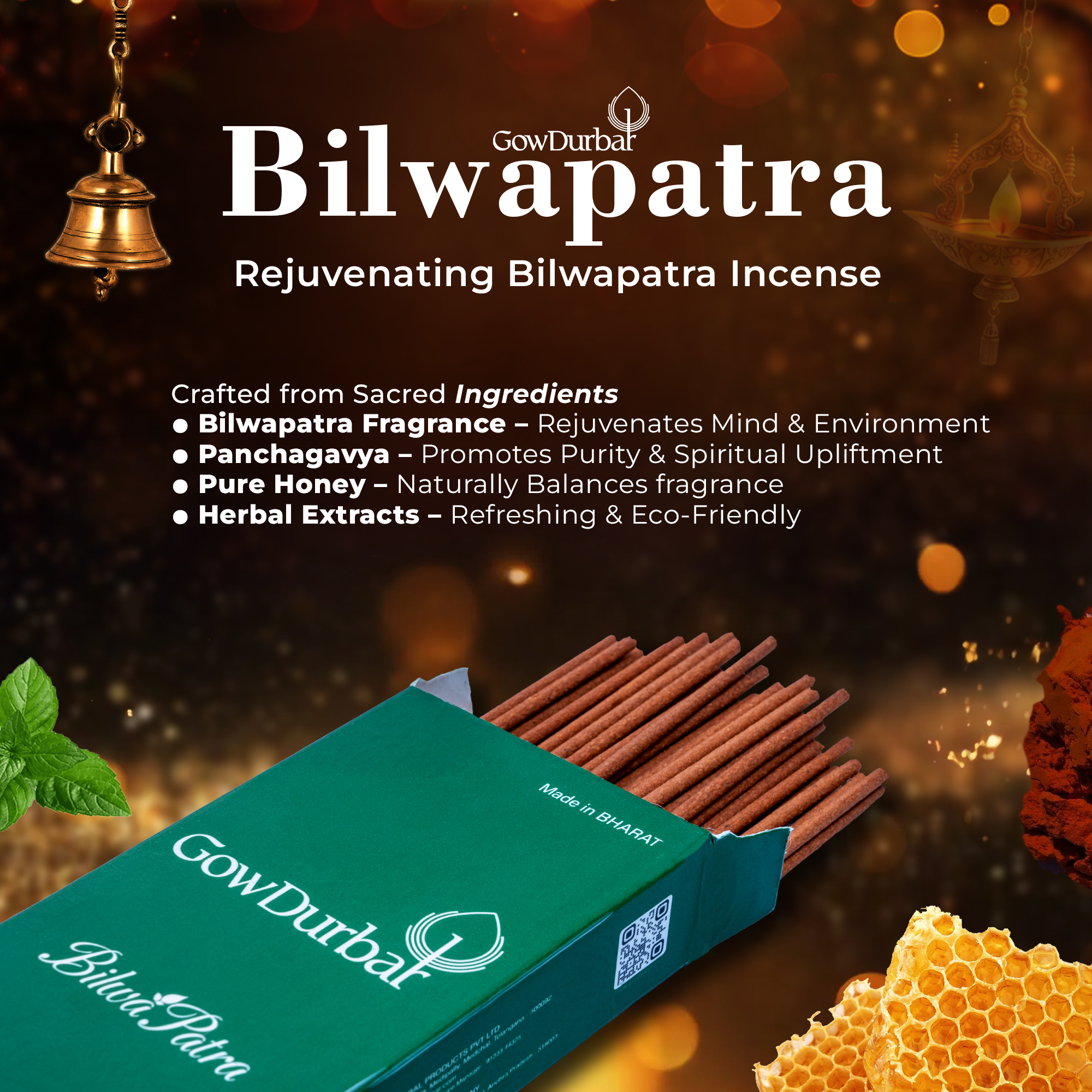 Bilwapatra – Rejuvenating Bilwapatra Incense - Image 6