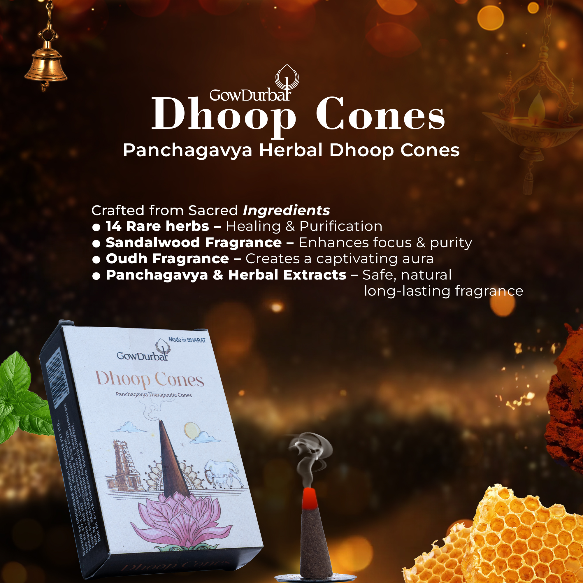Sambrani Dhoop Cones – Herbal Dhoop Cones - Image 6