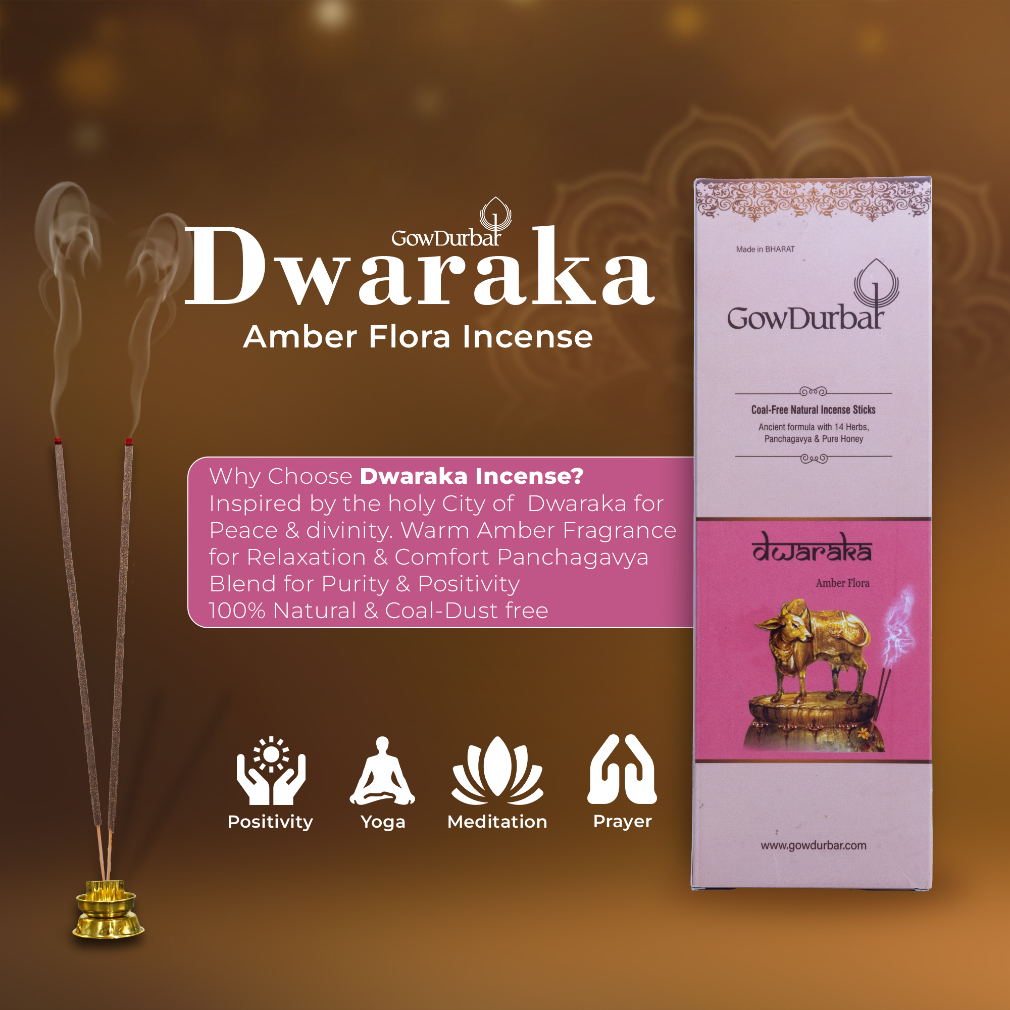 Dwaraka – Amber Flora Incense - Image 9
