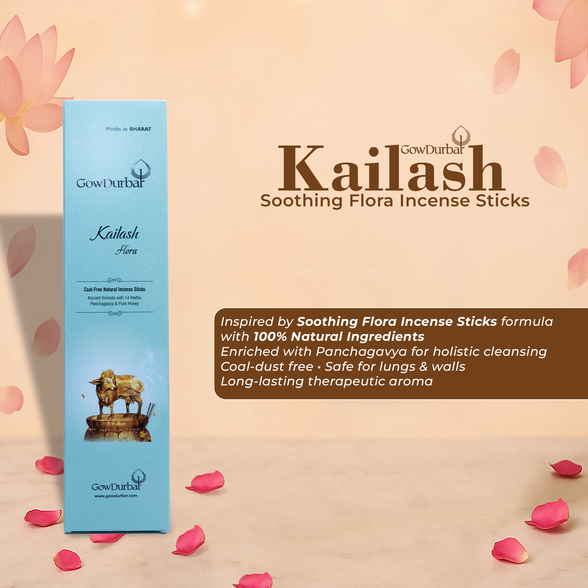 Kailash-Soothing Flora Incense Sticks - Image 8
