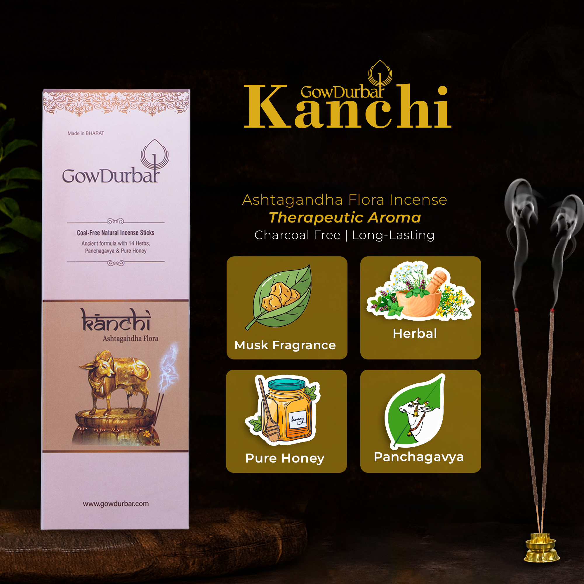 Kanchi – Ashtagandha Flora Incense - Image 7