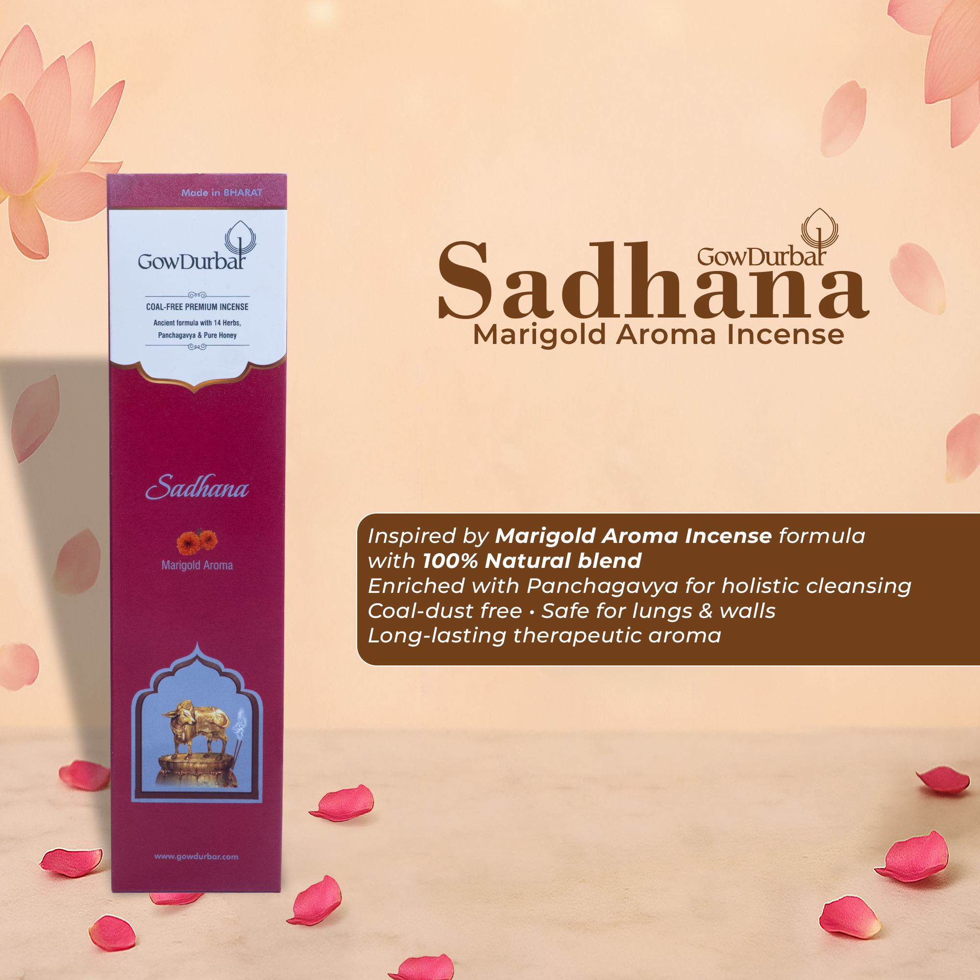 Sadhana - Marigold Aroma Incense - Image 8