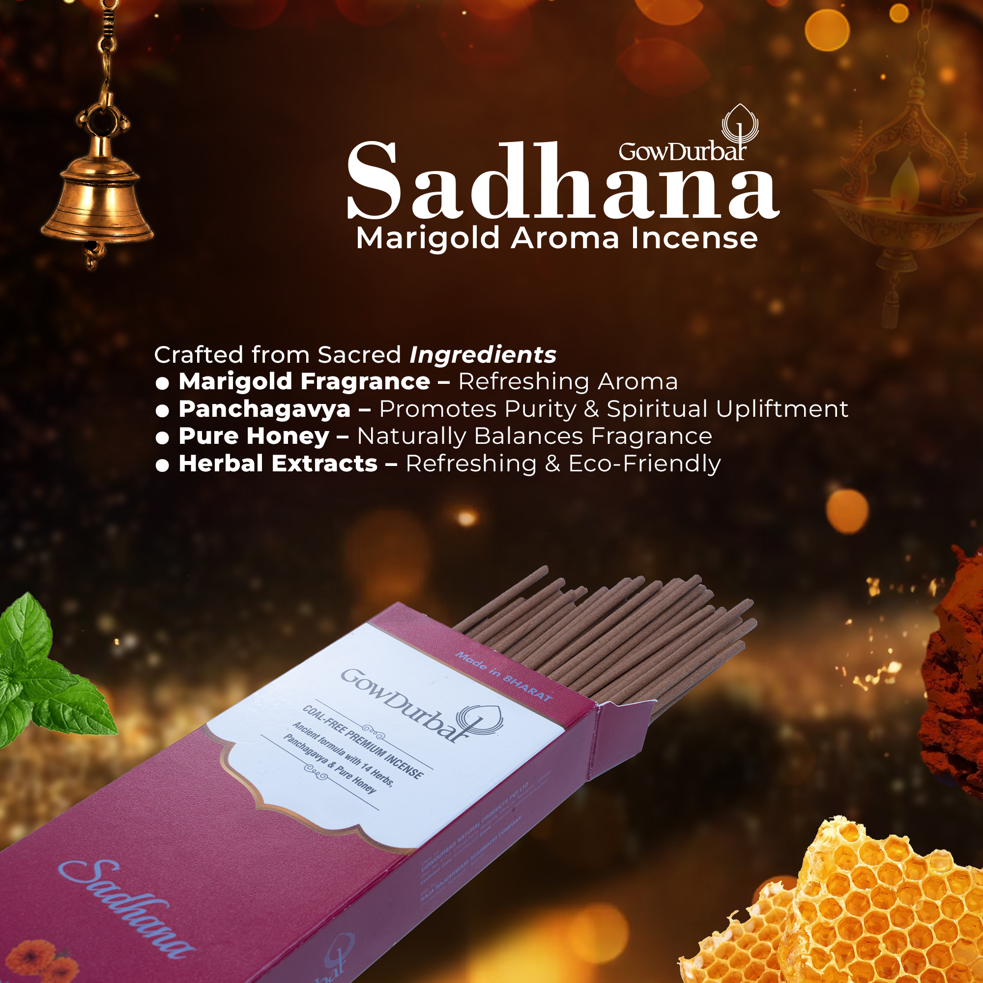 Sadhana - Marigold Aroma Incense - Image 6