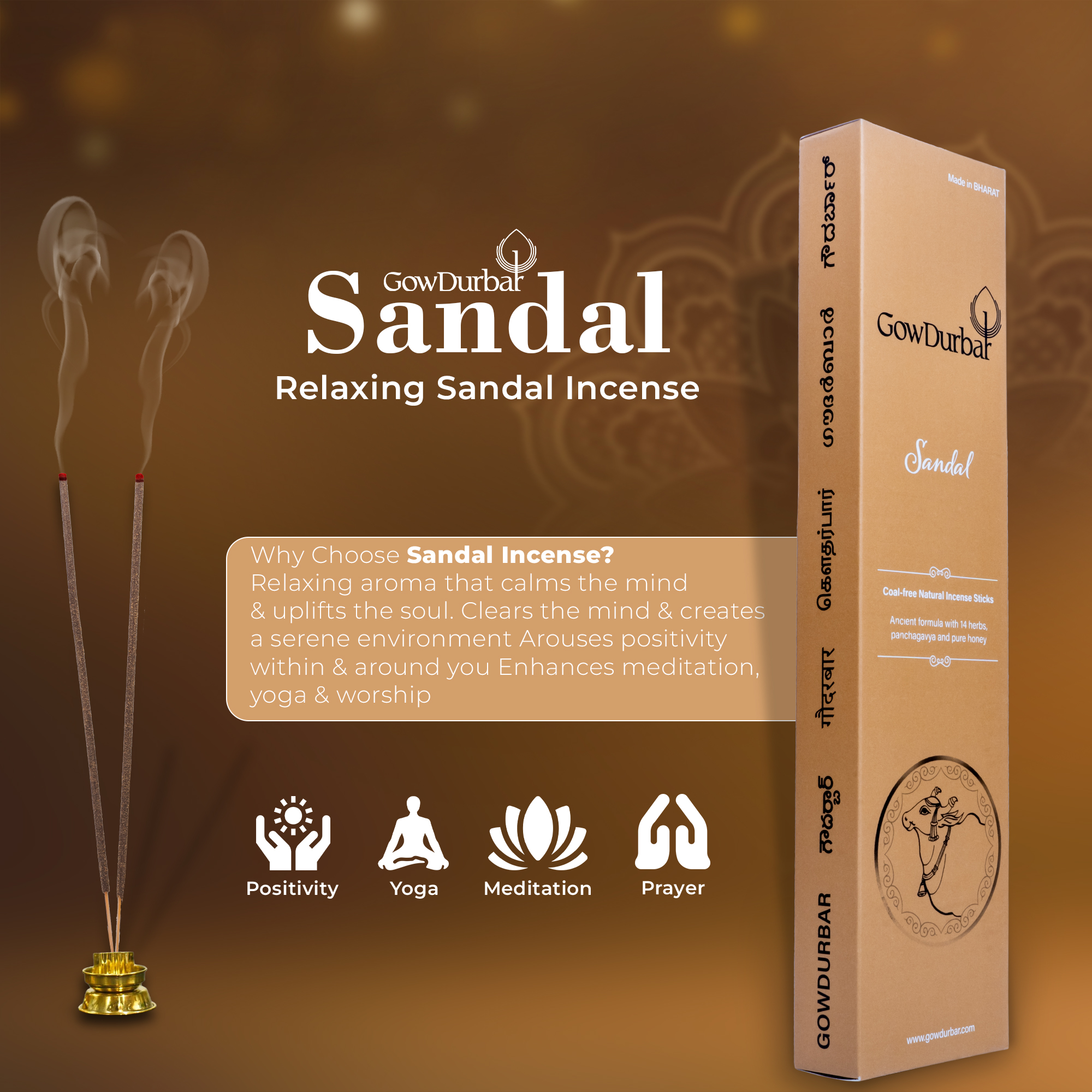 Sandal - Relaxing Sandal Incense - Image 9