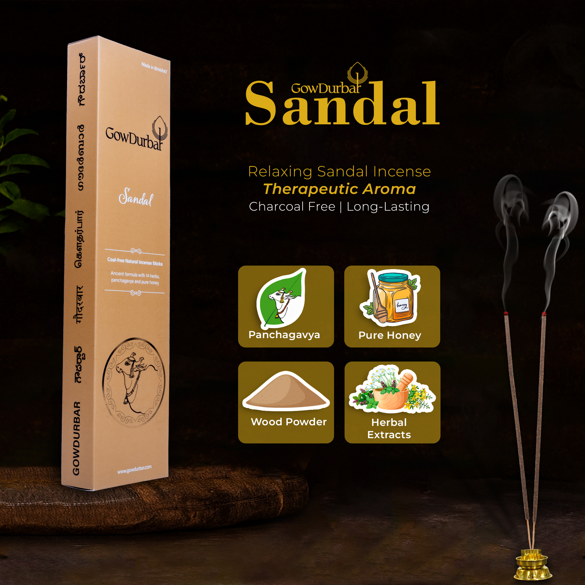 Sandal - Relaxing Sandal Incense - Image 7