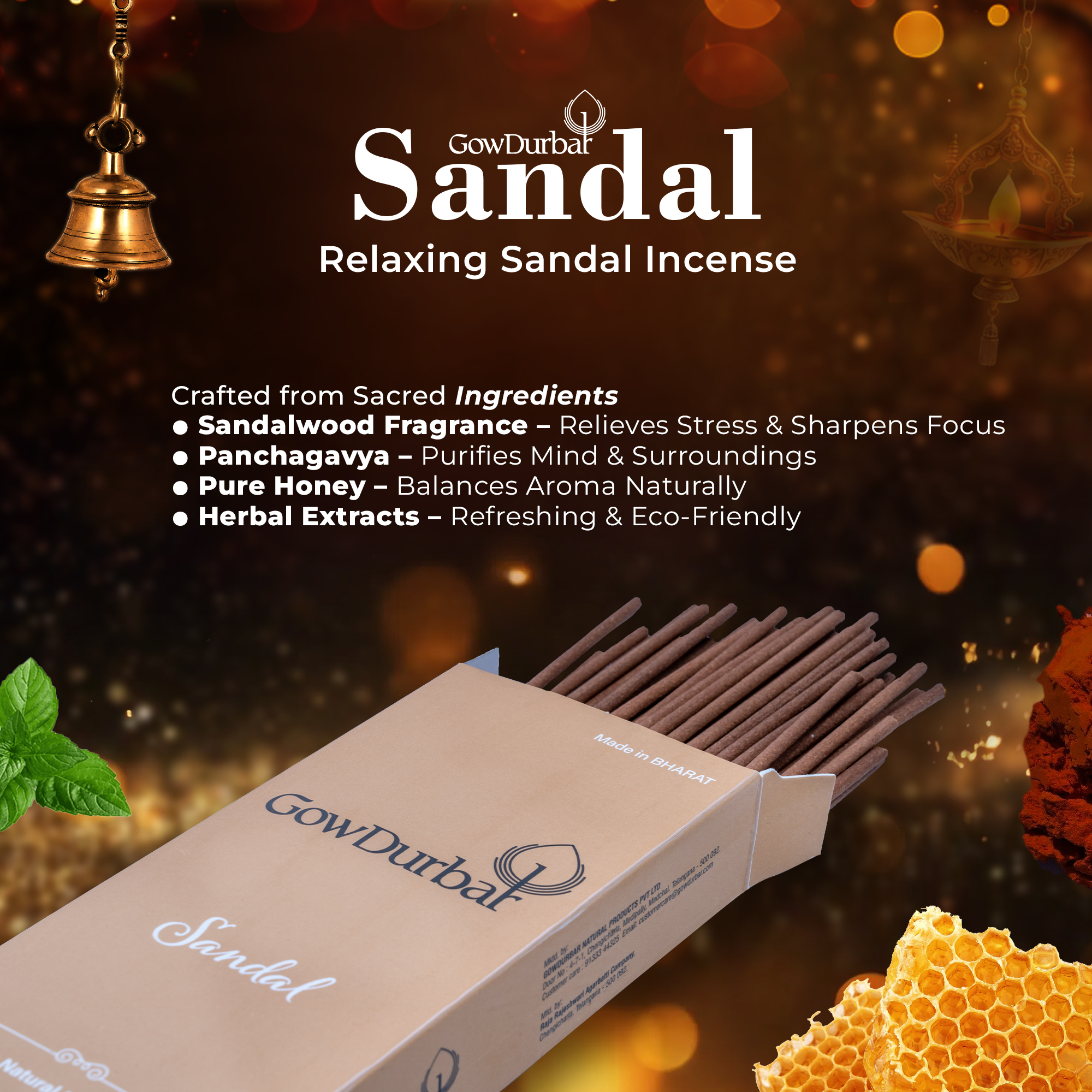 Sandal - Relaxing Sandal Incense - Image 6