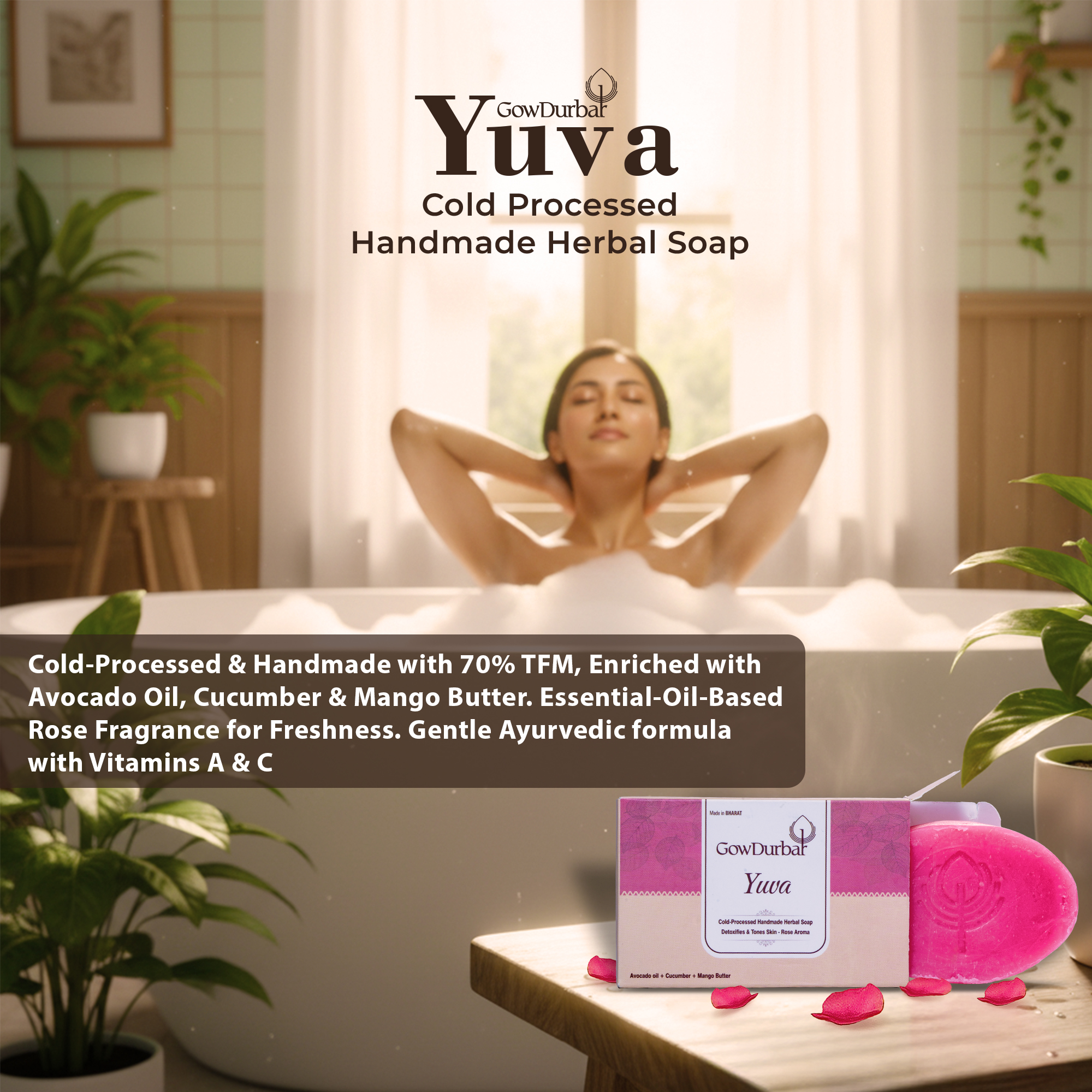 Yuva – Cold Processed Handmade Herbal Soap - Image 5