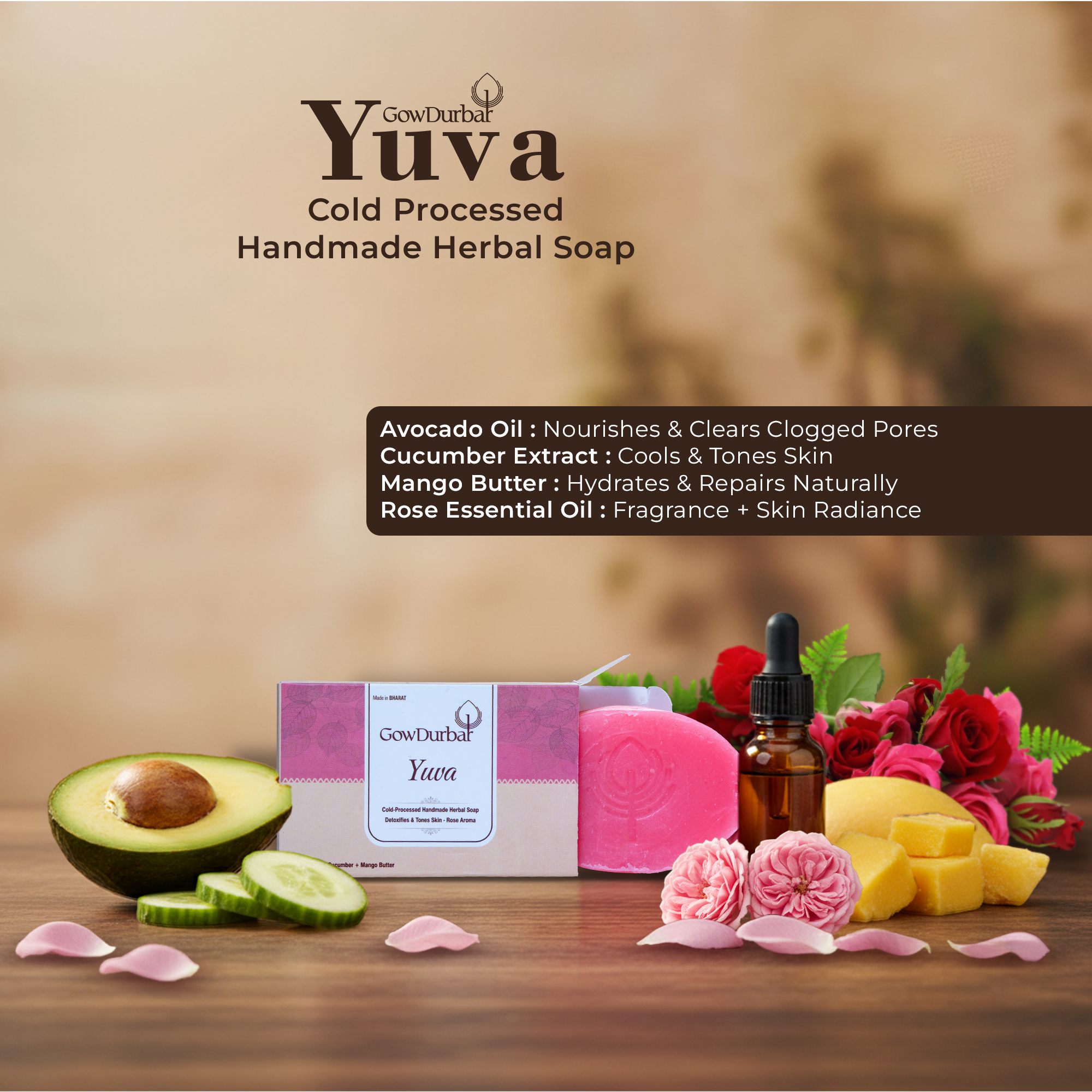 Yuva – Cold Processed Handmade Herbal Soap - Image 4