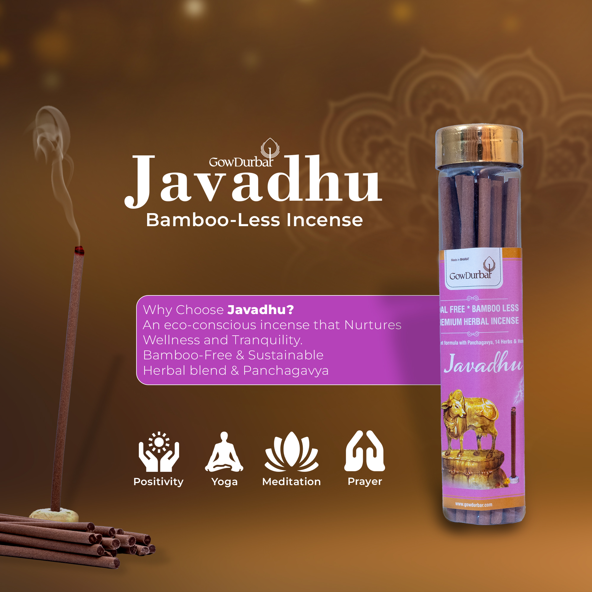 Javadhu - Rejuvenating Bamboo Less Incense - Image 5