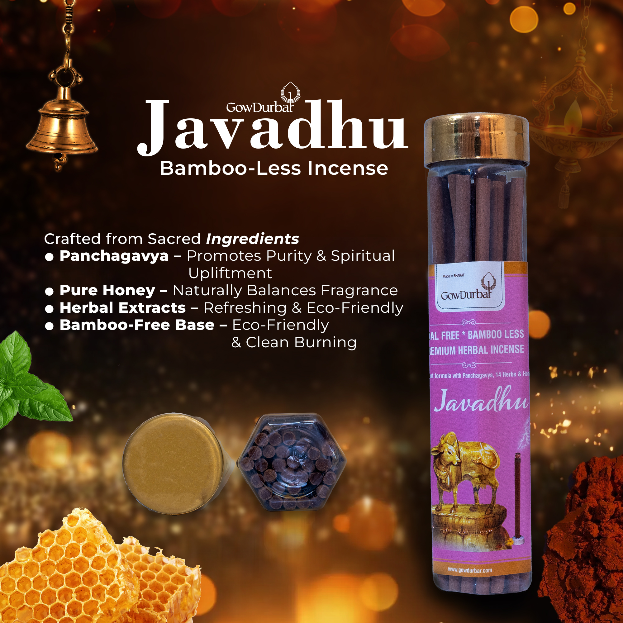 Javadhu - Rejuvenating Bamboo Less Incense - Image 2