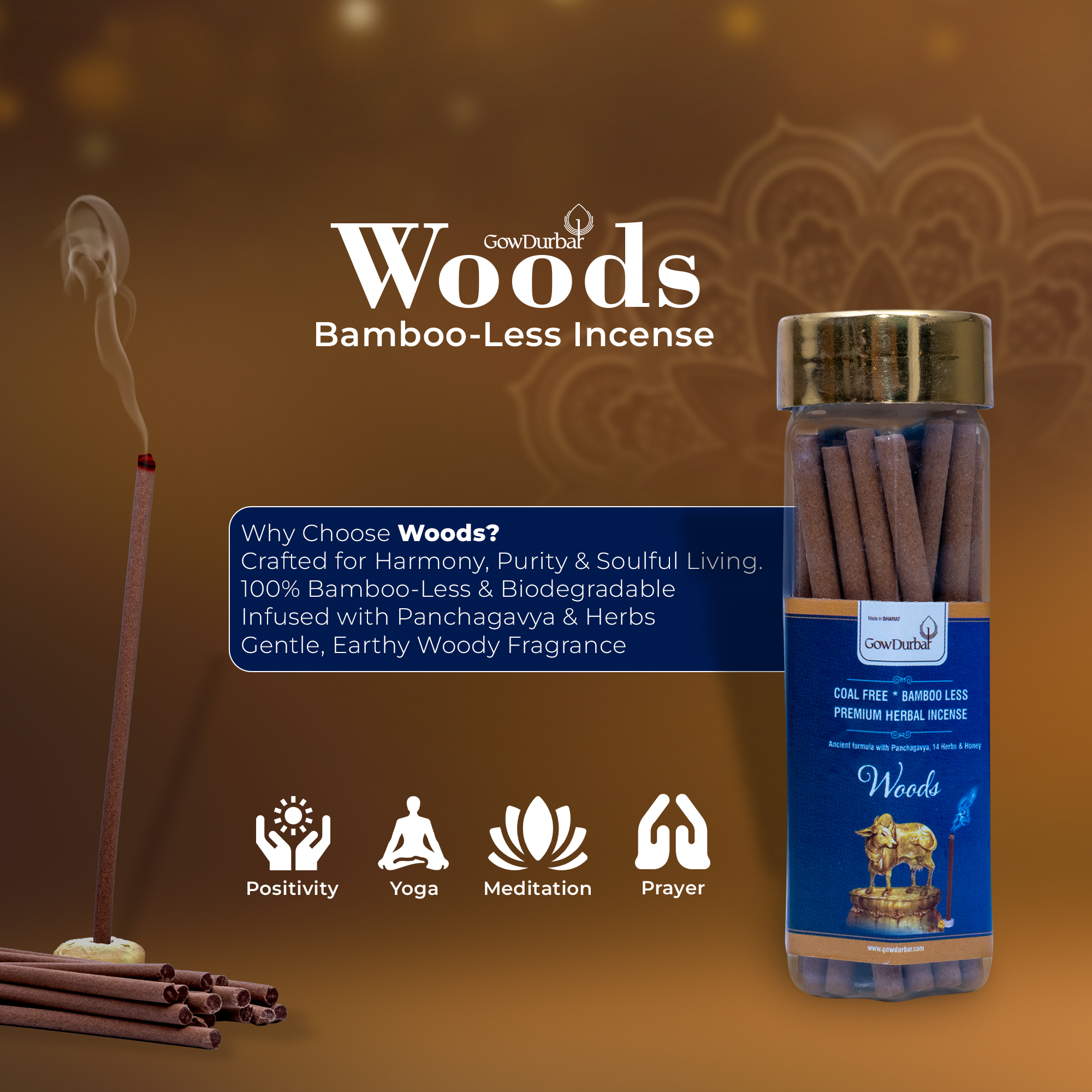 Woods - Rejuvenating Bamboo less incense - Image 9