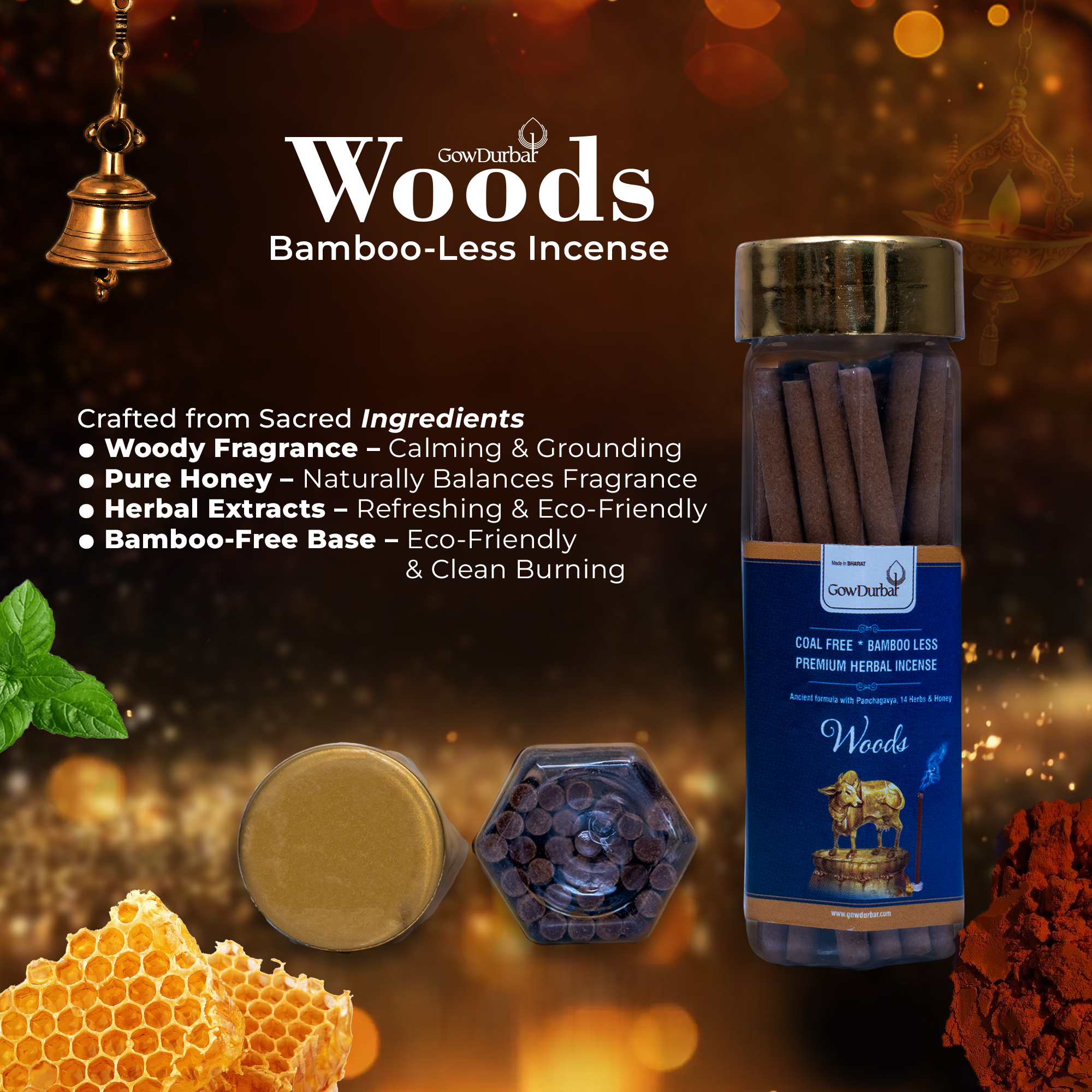 Woods - Rejuvenating Bamboo less incense - Image 6