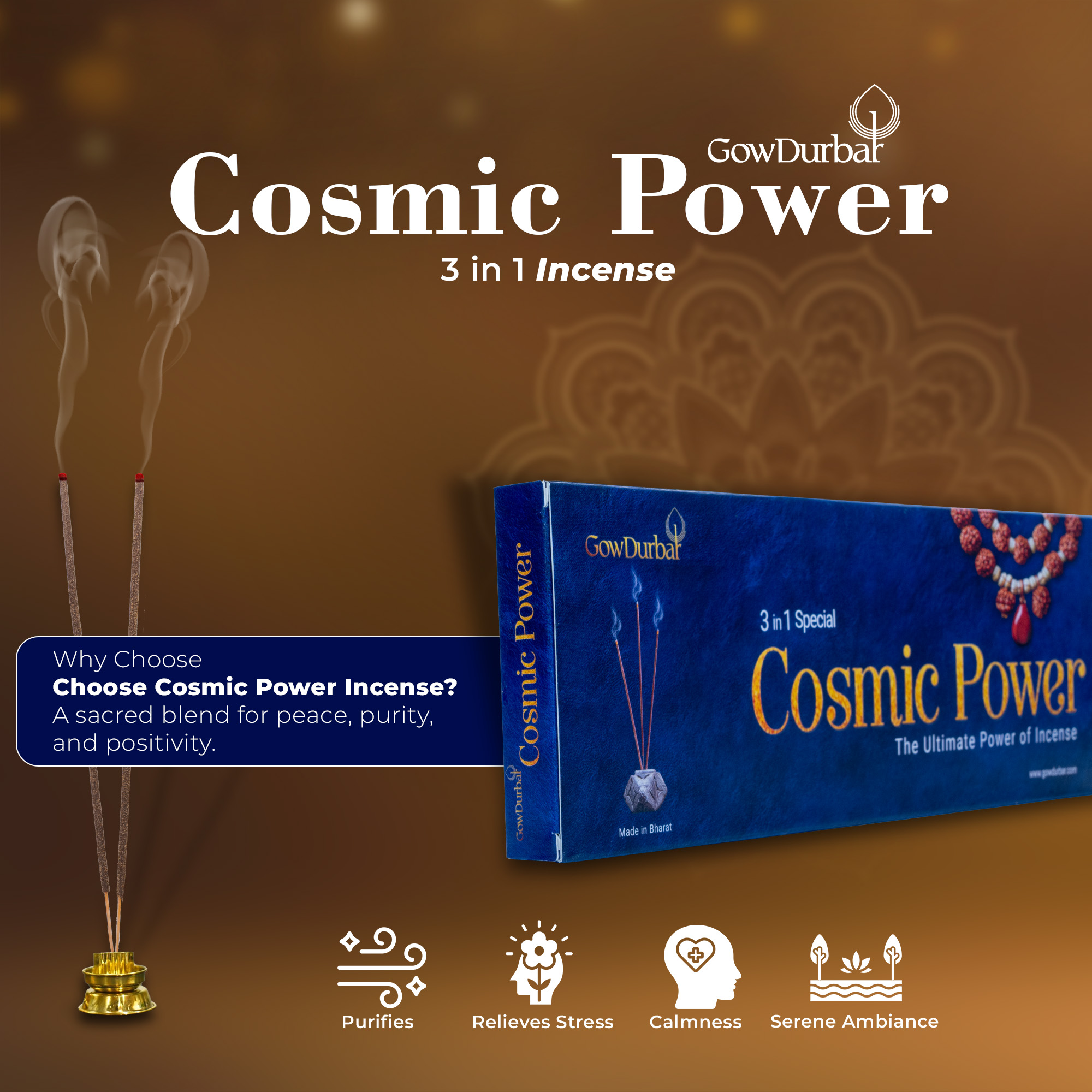 Cosmic Power - 3 in 1 Incense - Image 5