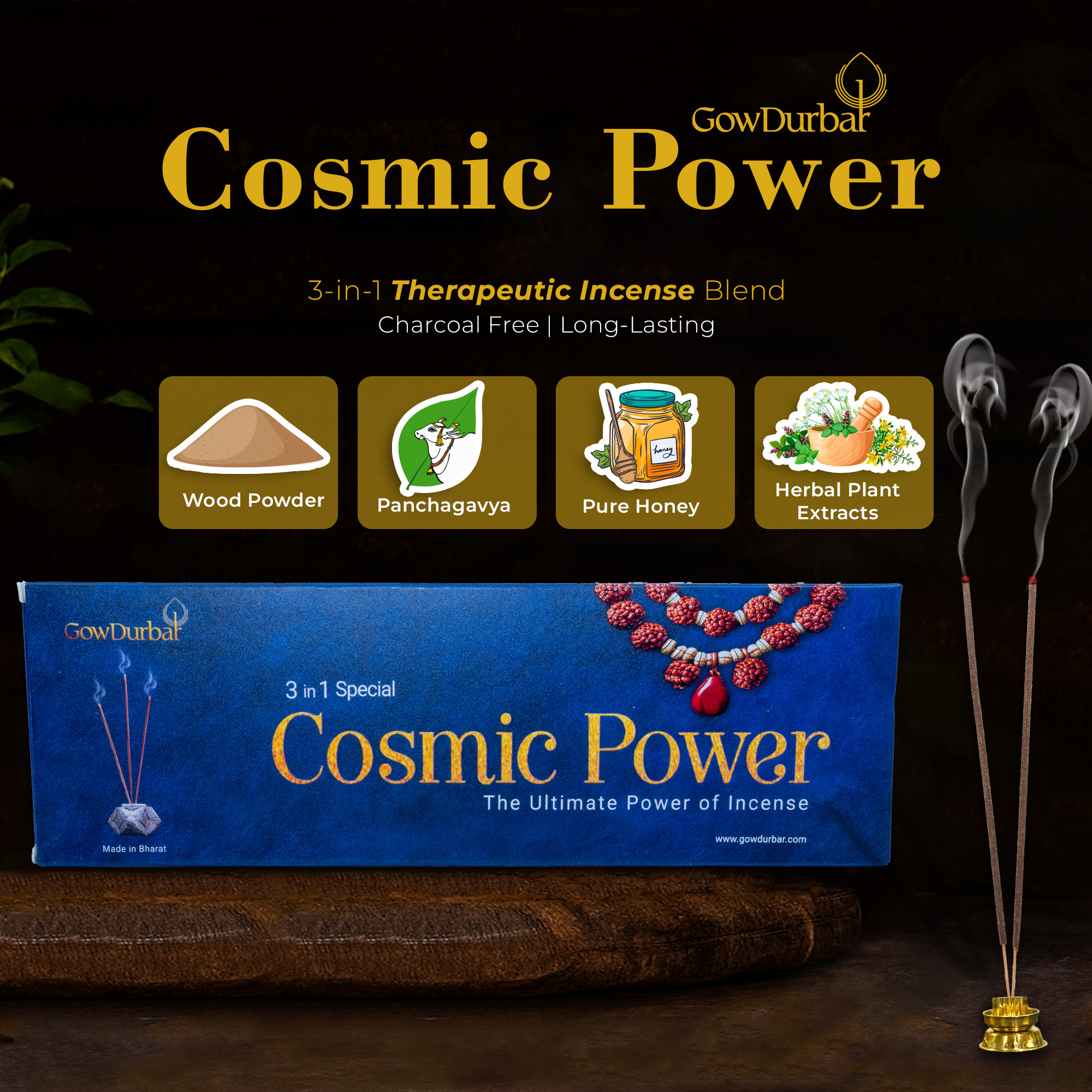 Cosmic Power - 3 in 1 Incense - Image 3